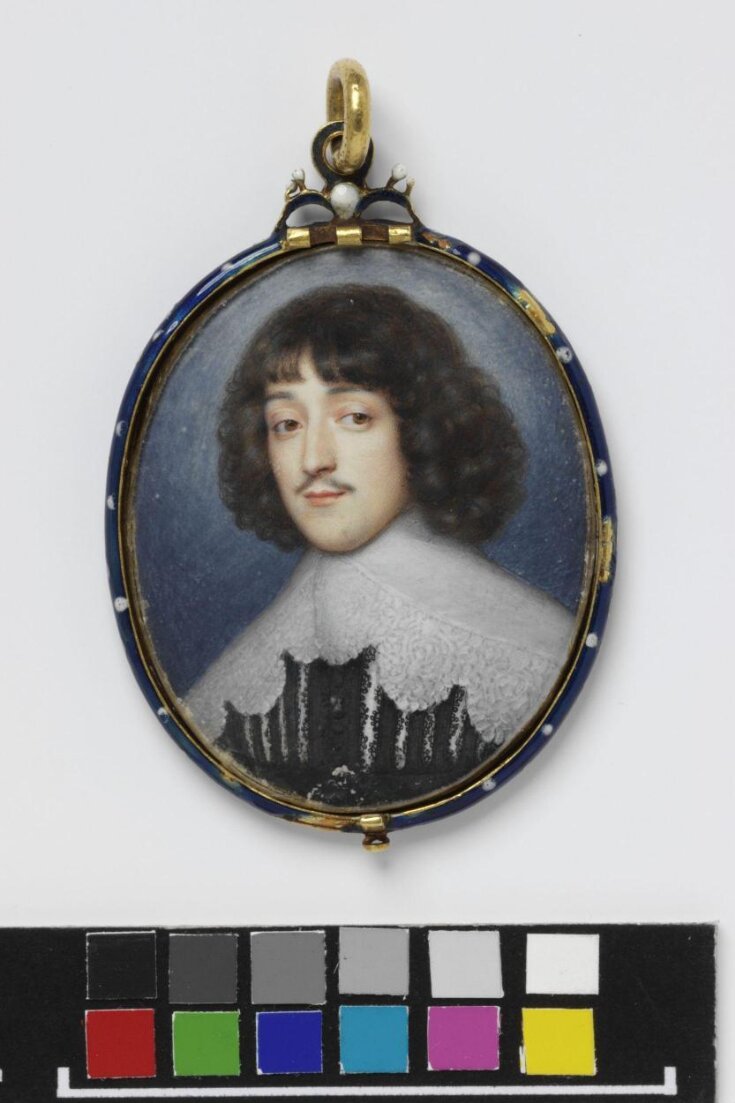 Portrait miniature of an unknown man, said to be William 2nd Duke of Hamilton top image