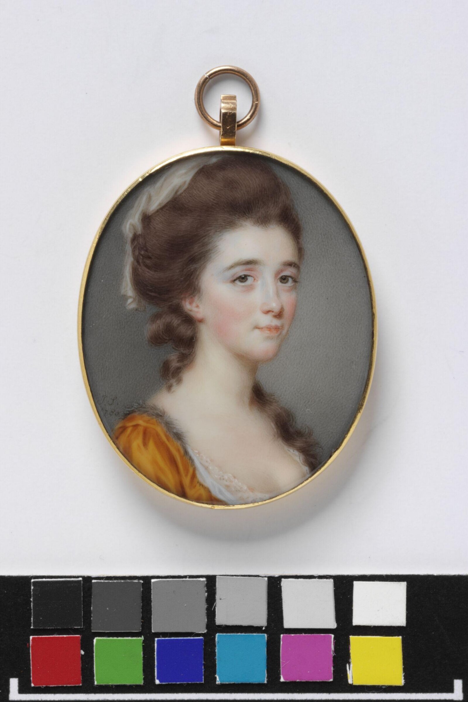 Portrait of an unknown woman, John Smart, 1780