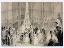 Her Majesty and the Princes passing through the Crystal Palace thumbnail 1