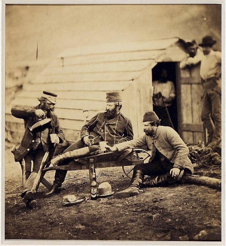 Hardships in the Camp (Colonel Lowe and Captains Brown and George) top image