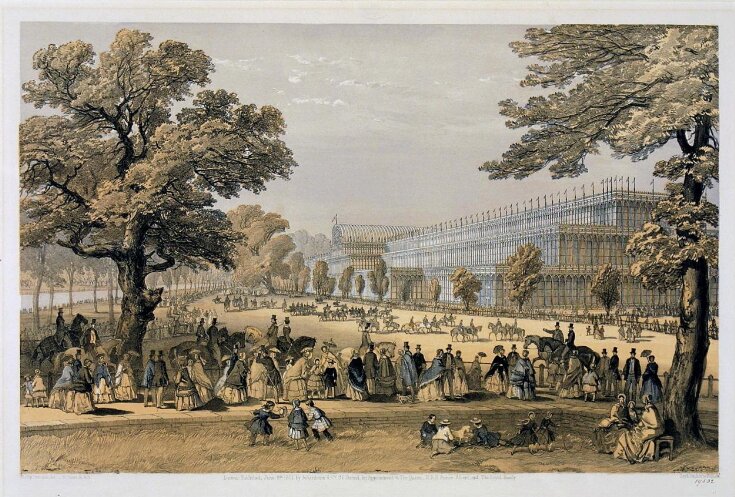 View from Kensington Gardens, looking down the King's Road image