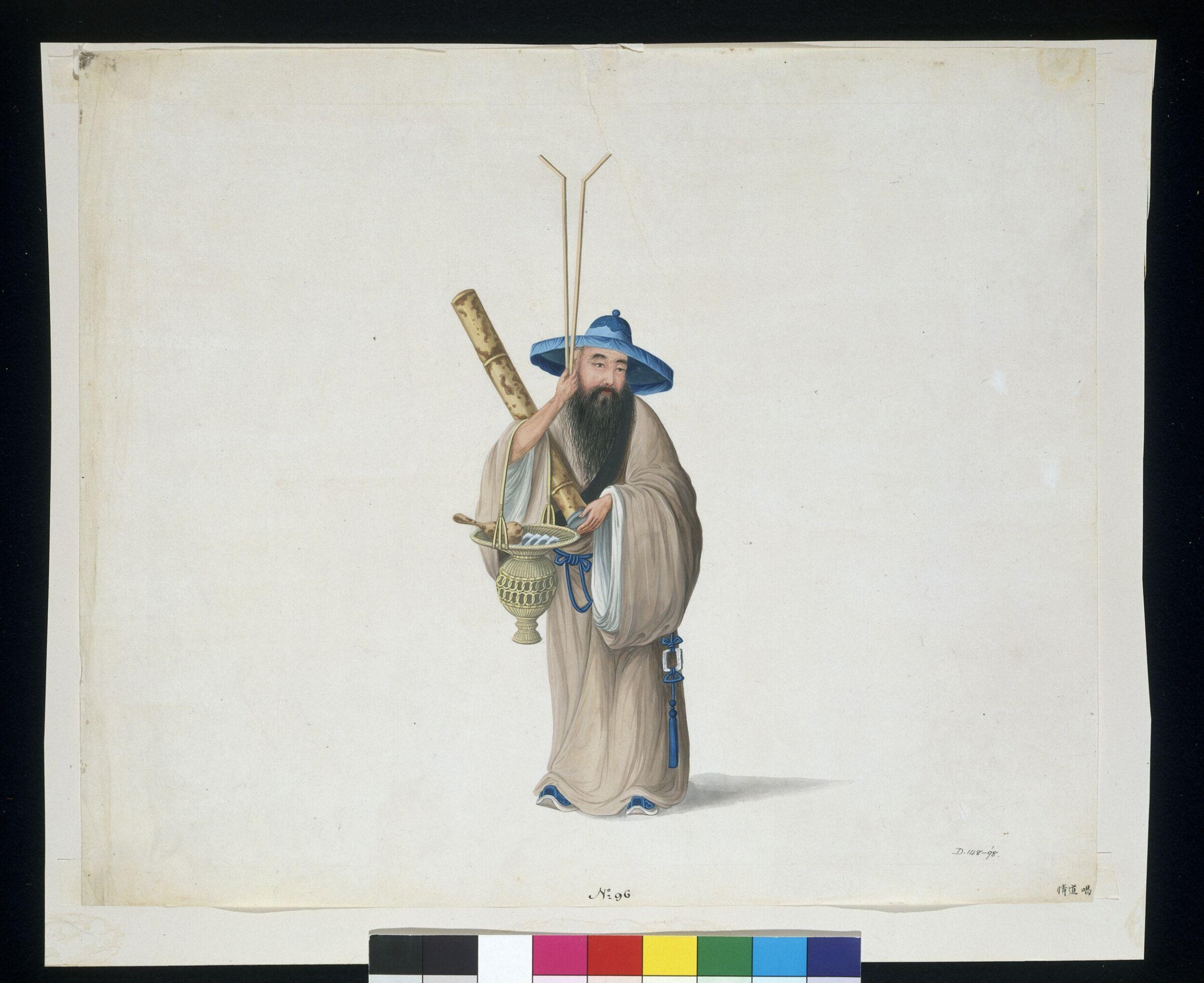 An Itinerant Daoist Priest, Puqua, ca. 1790
