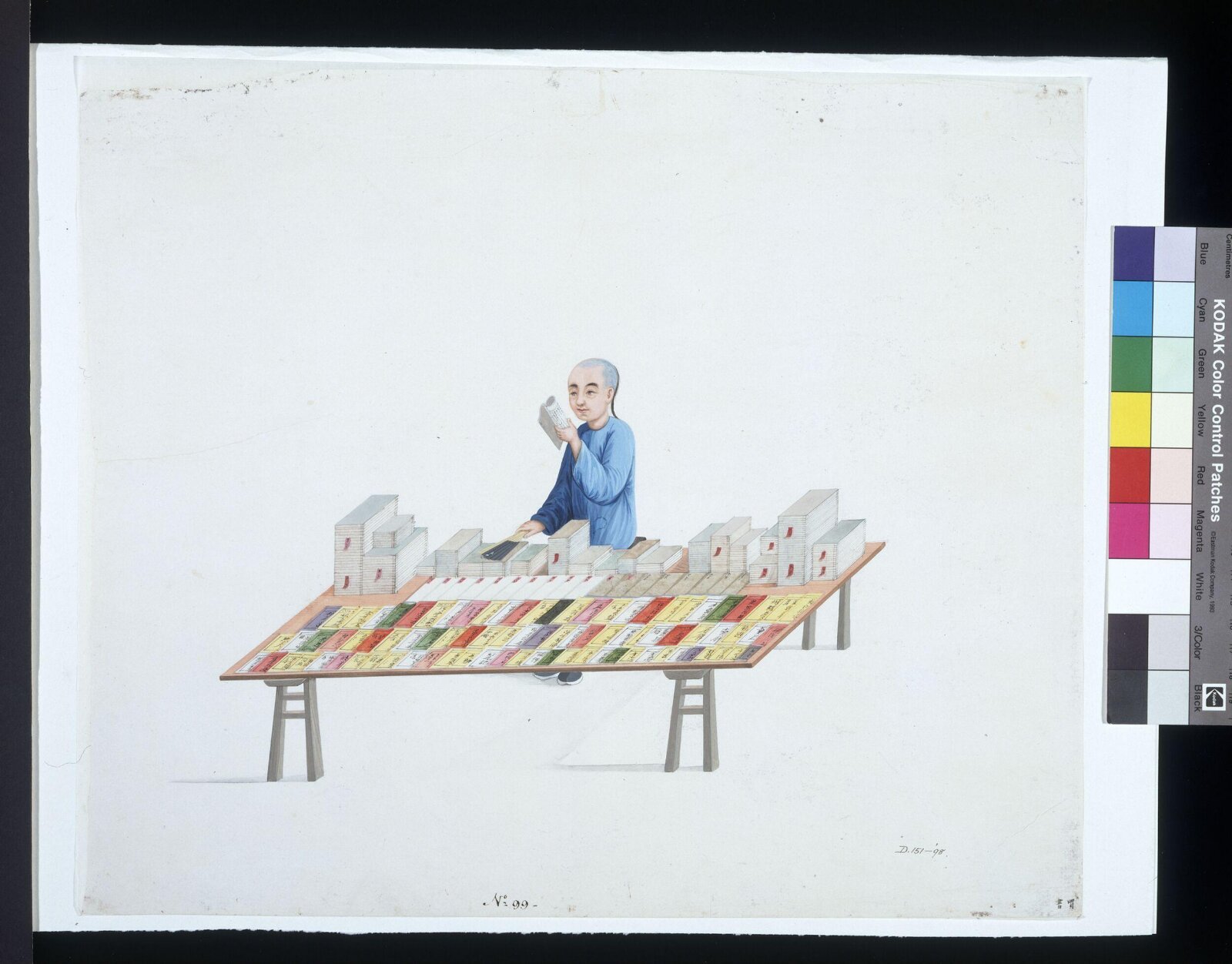 A Book Seller, Puqua, ca. 1790