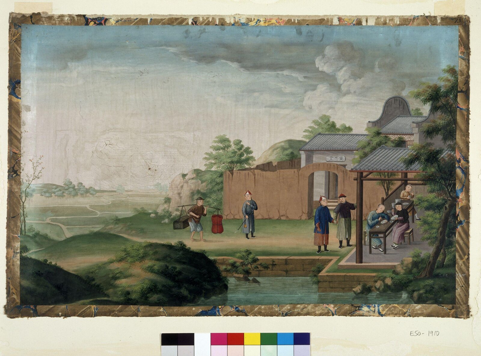 Potters Painting in Underglaze Blue, 1770-1790