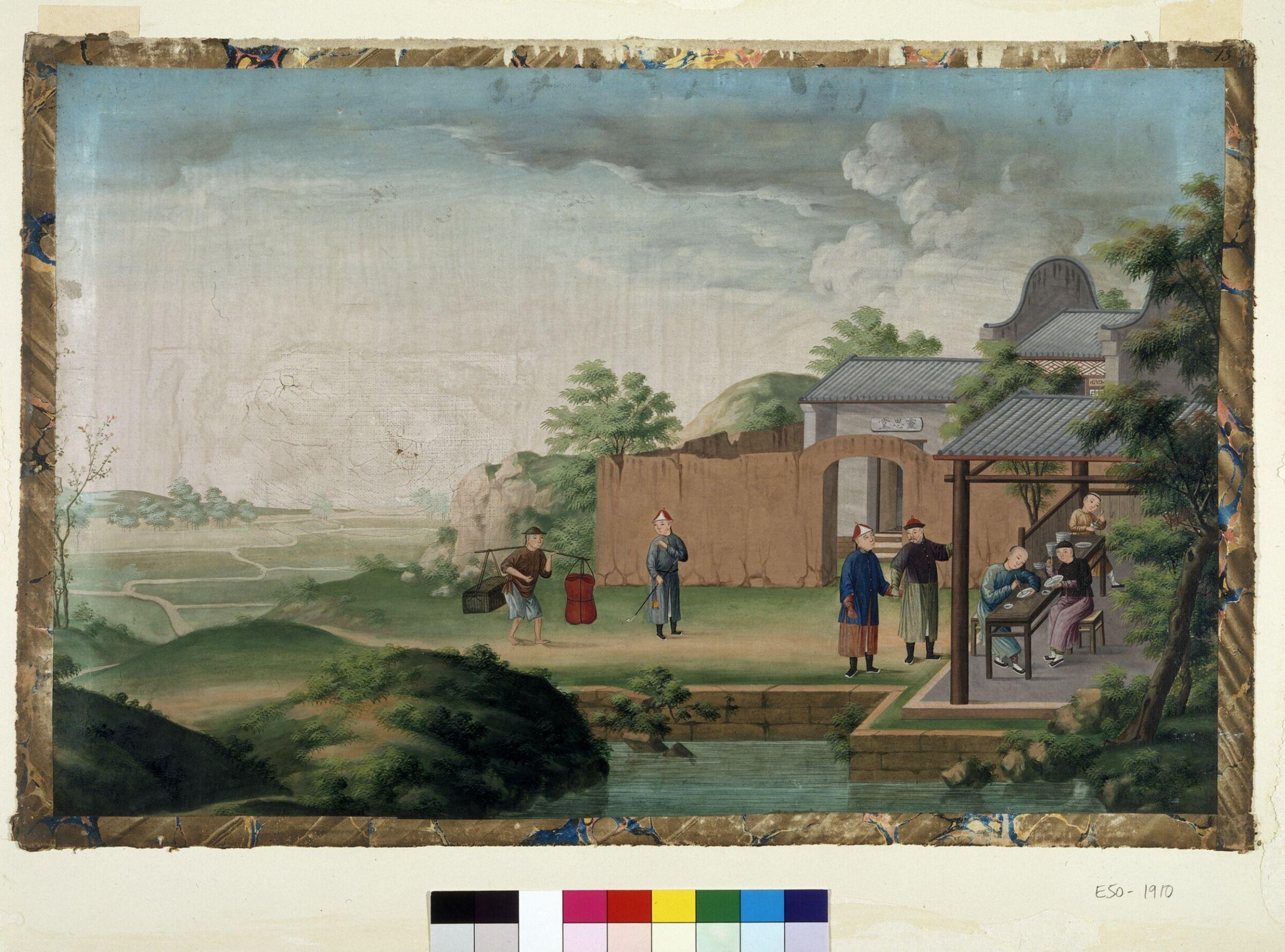 Potters Painting in Underglaze Blue, 1770-1790