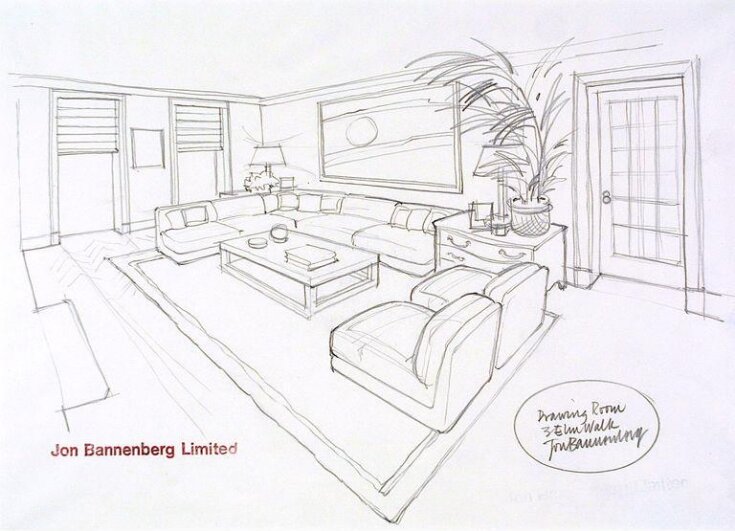 Design by Jon Bannenberg for a drawing room at 3 Elm Walk top image