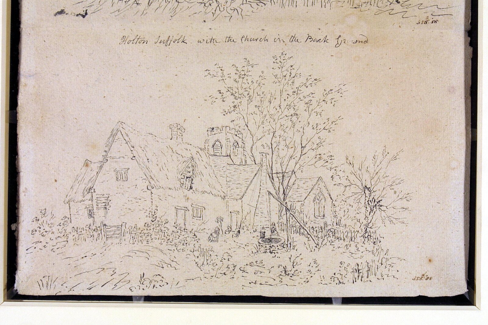 Cottage at Holton, John Constable, 1796