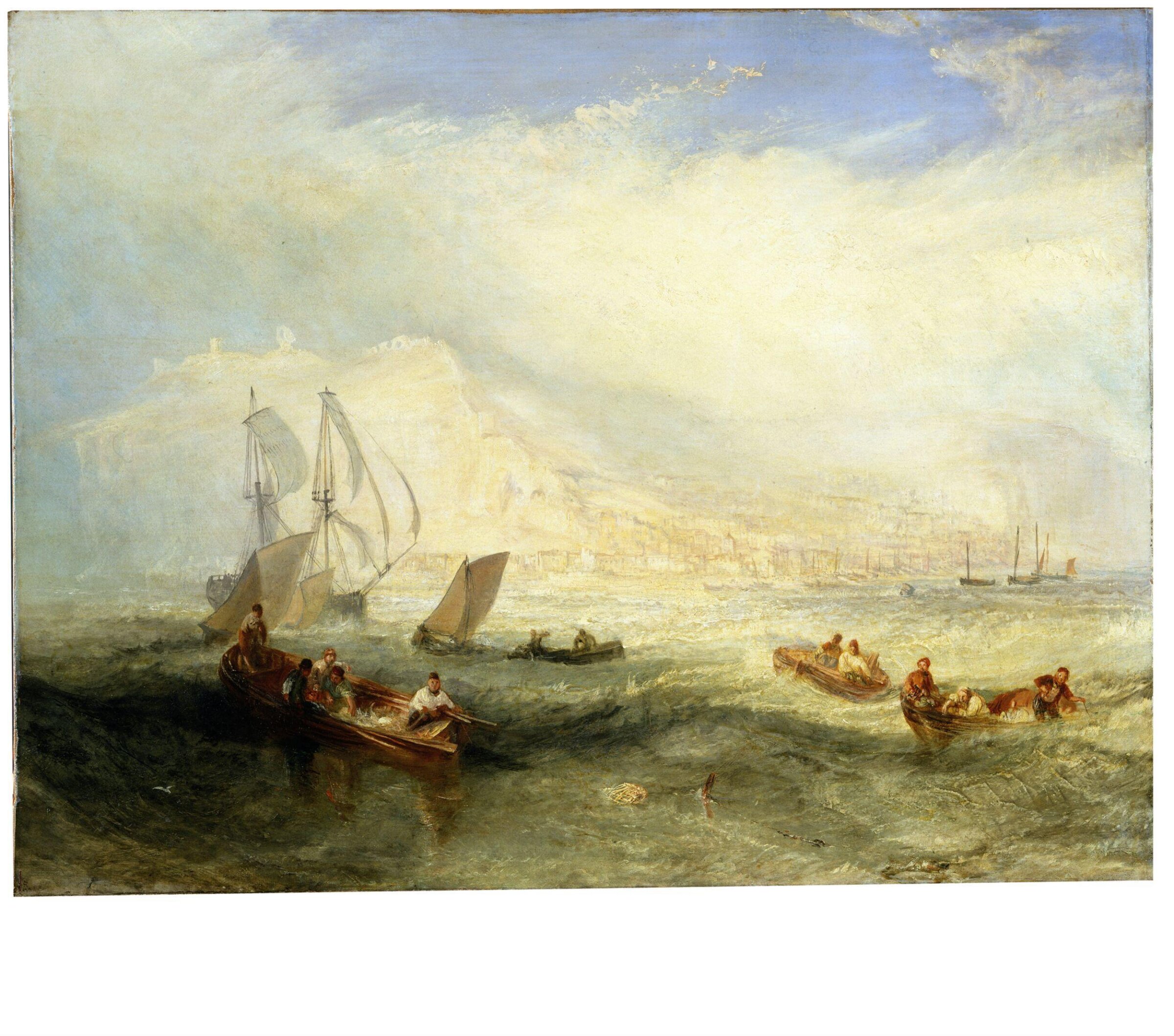 Line Fishing, Off Hastings, Joseph Mallord William Turner, ca. 1835