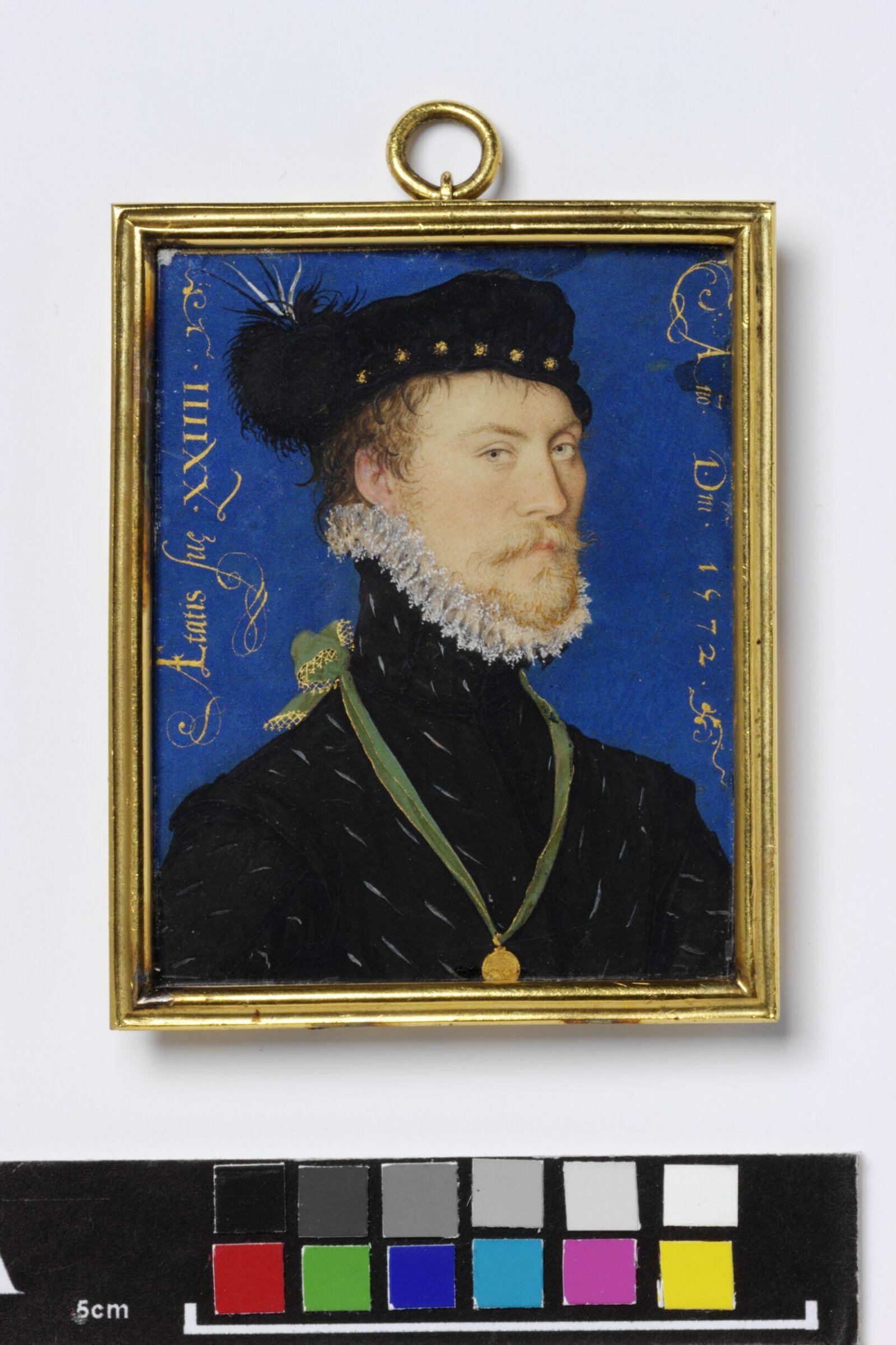 An Unknown Man, aged 24, Nicholas Hilliard, 1572
