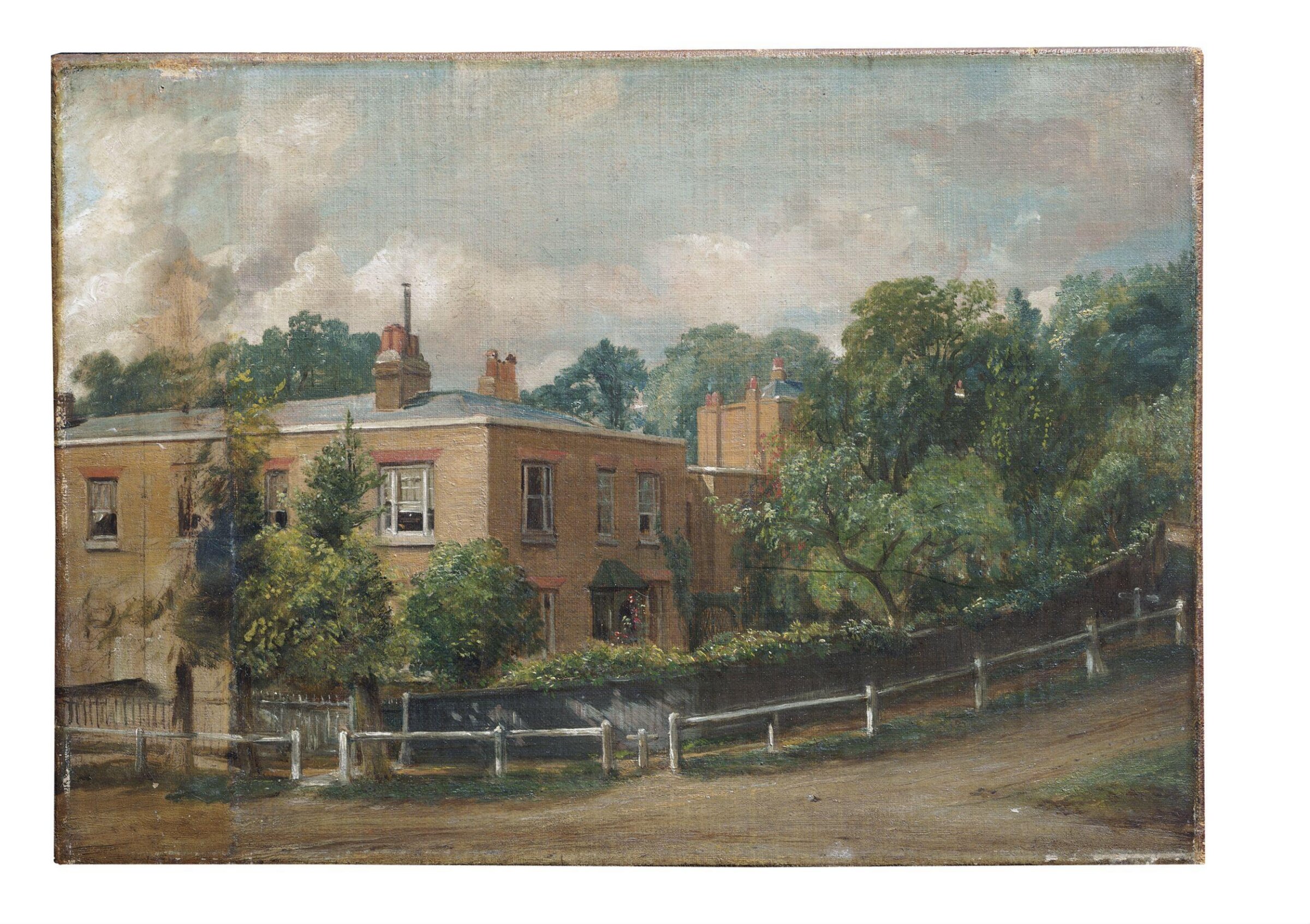 View of Lower Terrace, Hampstead, John Constable, ca. 1822