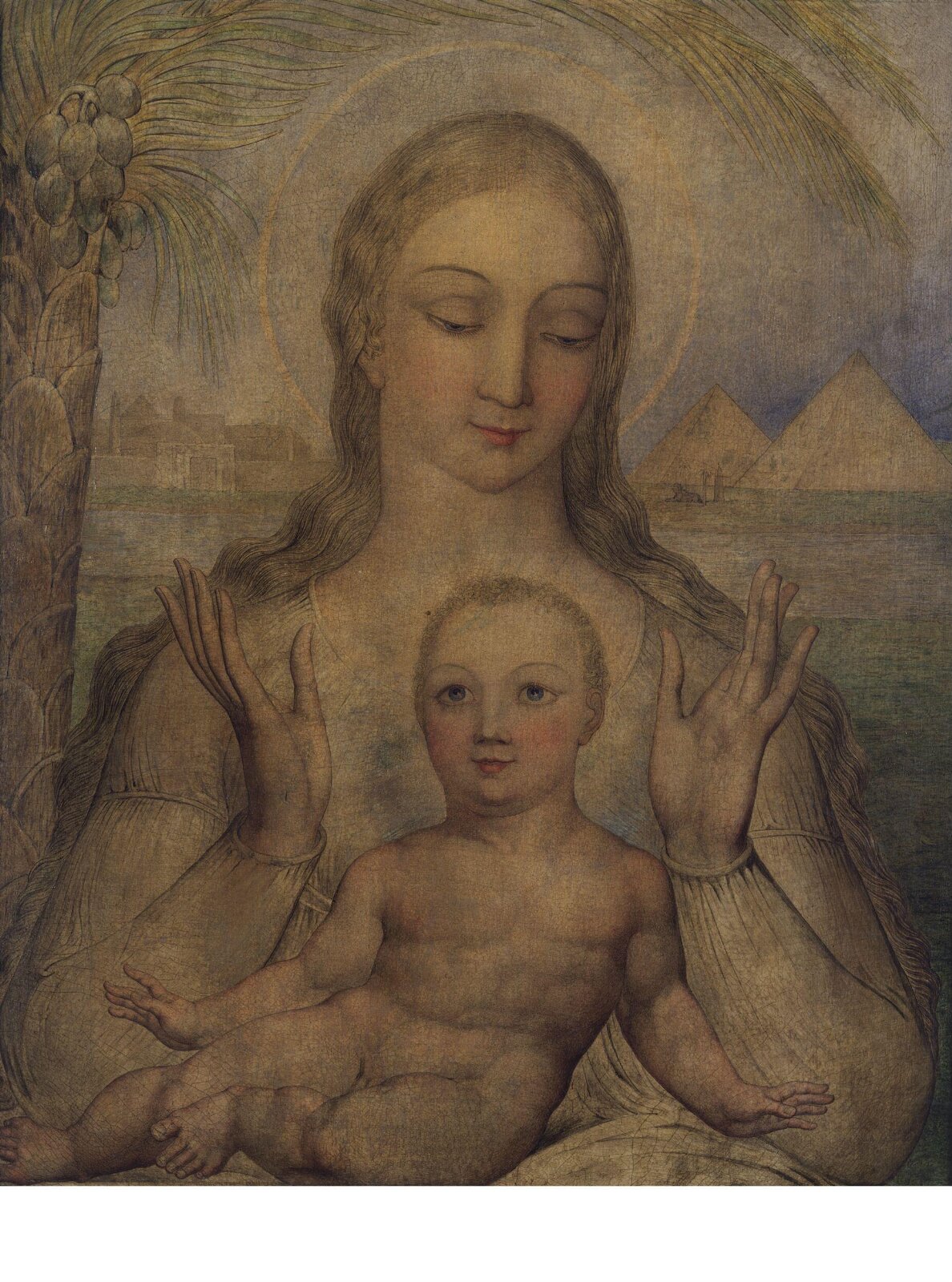 The Virgin and Child in Egypt, William Blake, 1810