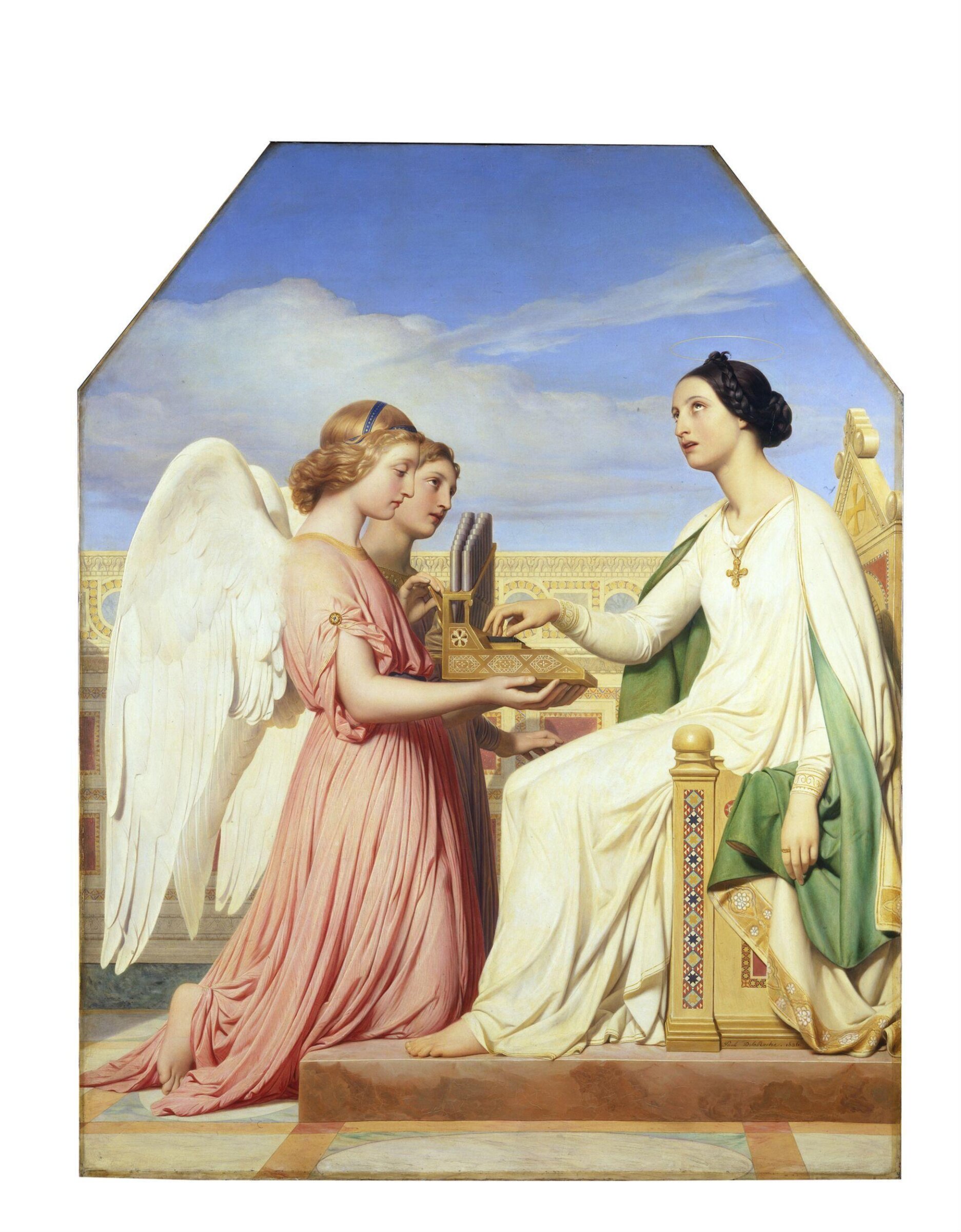 St Cecilia and the Angels, Paul Delaroche, 1836