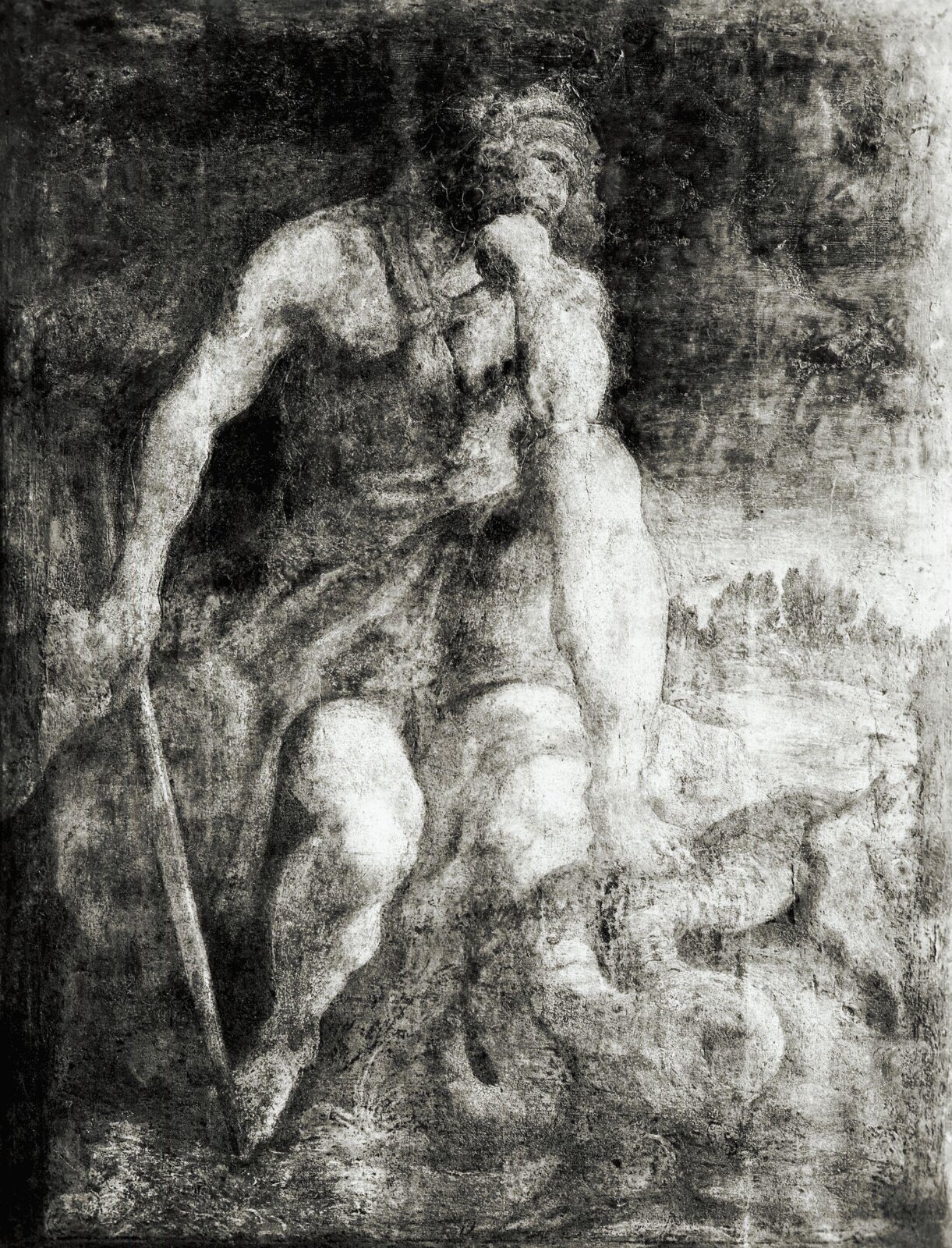 Hercules and the Hydra, Lodovico Carracci, 1594
