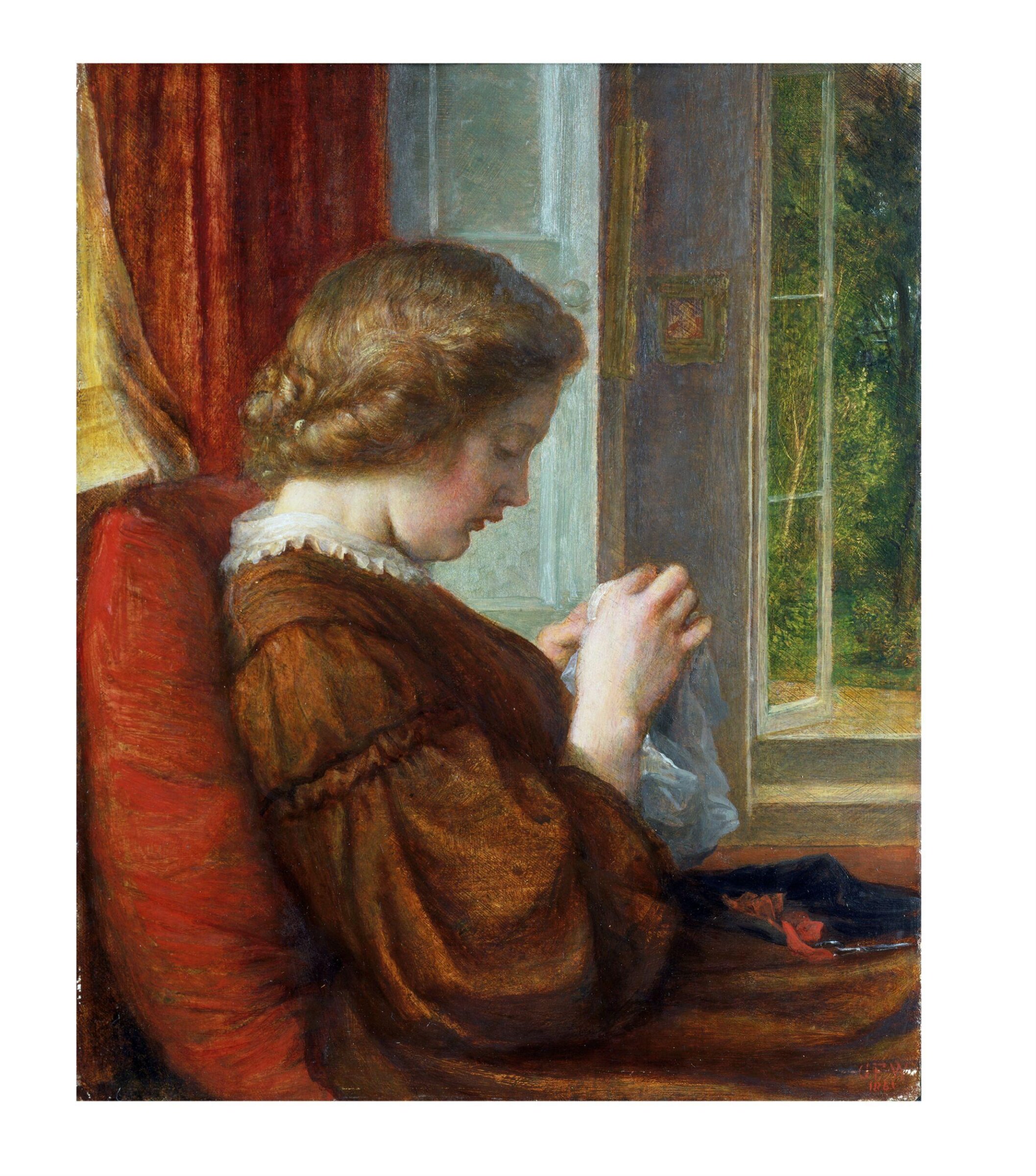 The Window Seat, George Frederic Watts, 1861