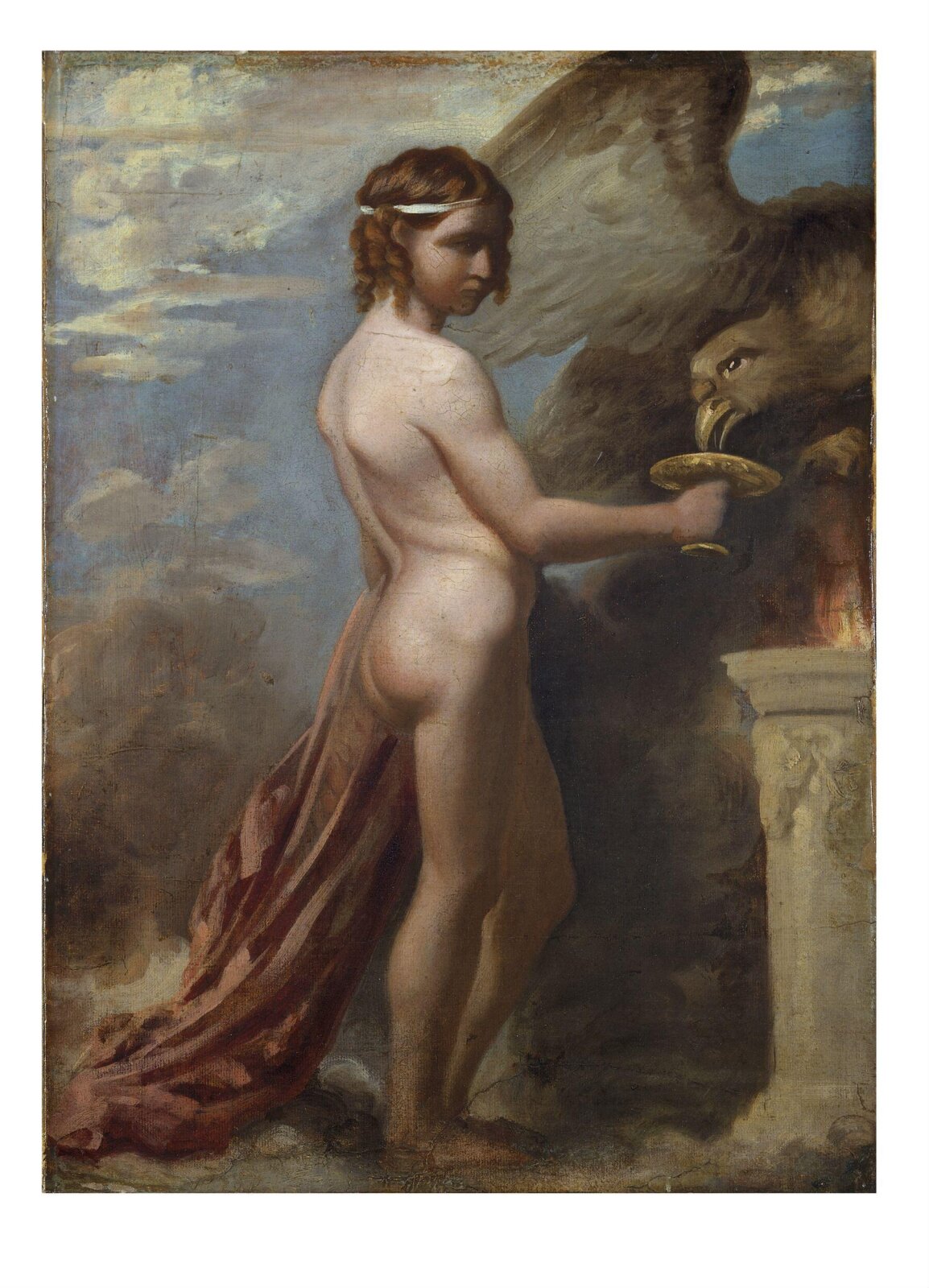 Ganymede Feeding the Eagle, Richard Evans, ca. 1822