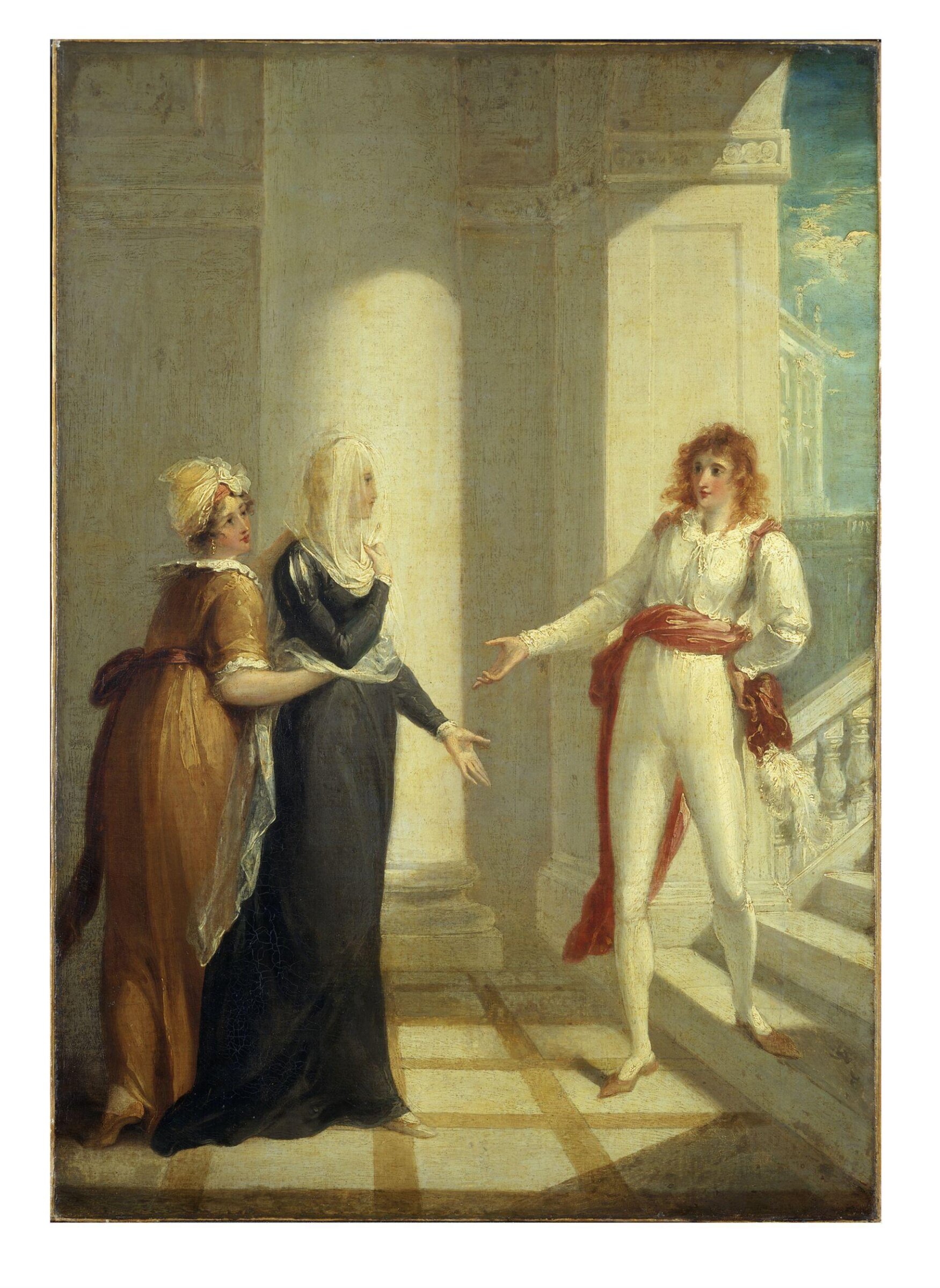 Scene from <font -i>Twelfth Night</font -i>: Maria, Olivia, Viola, William Hamilton, ca. 1789
