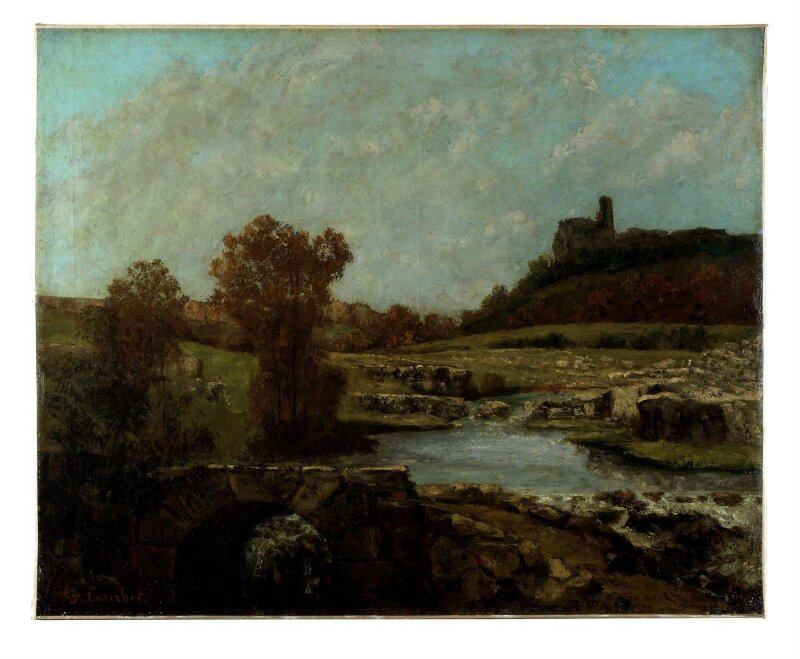 Landscape, with the Chatel St Denis, Scey-en-Varais