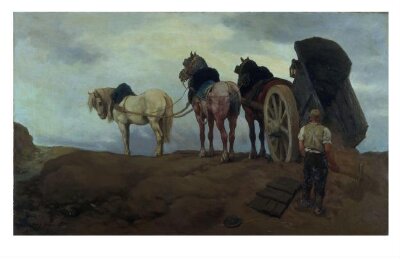 A Team of Percheron Horses
