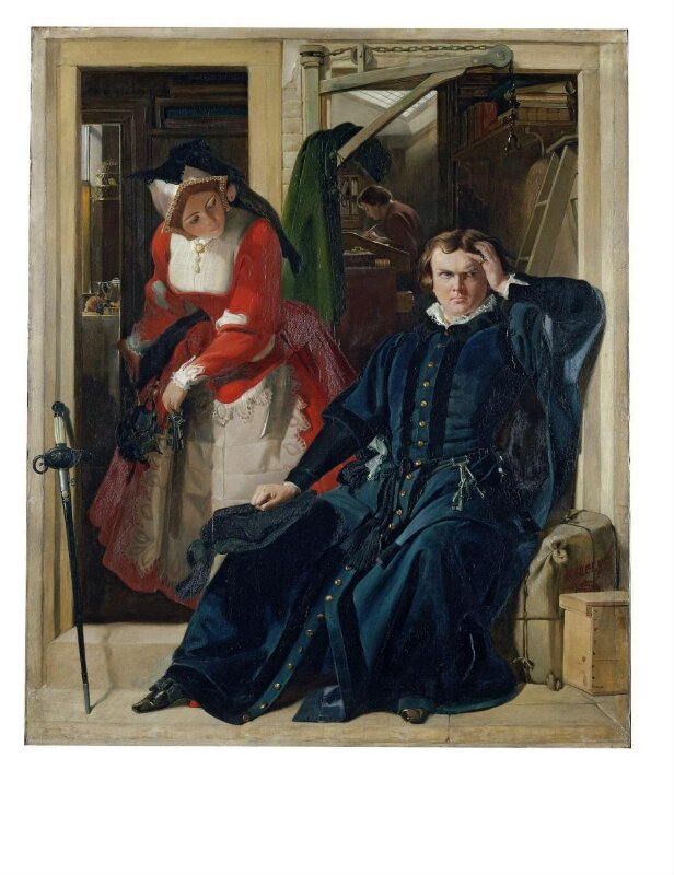Scene from Ben Jonson's <font -i>Every Man in His Humour</font -i> (Act II, Scene I)