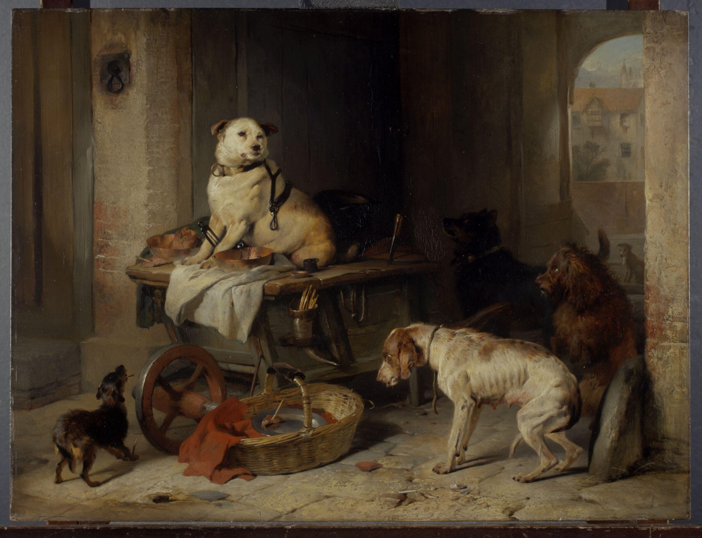 A Jack in Office, Edwin Henry Landseer, ca. 1833
