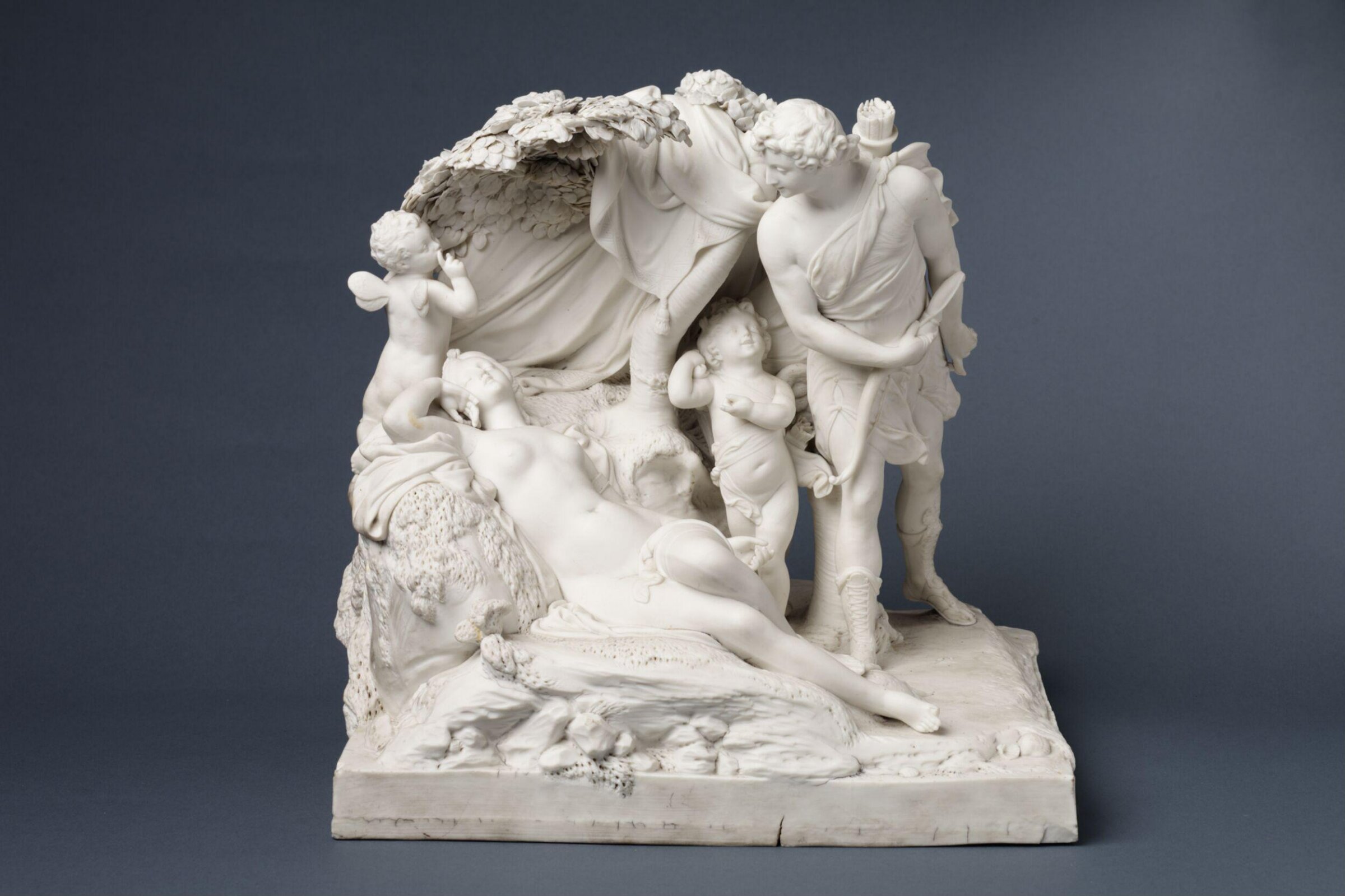 Venus discovered asleep, Lunéville pottery factory, ca. 1765-1789