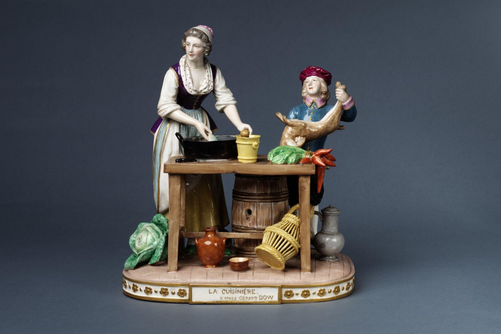 La Cuisinière d'apres Gérard Dow, ca. 1908