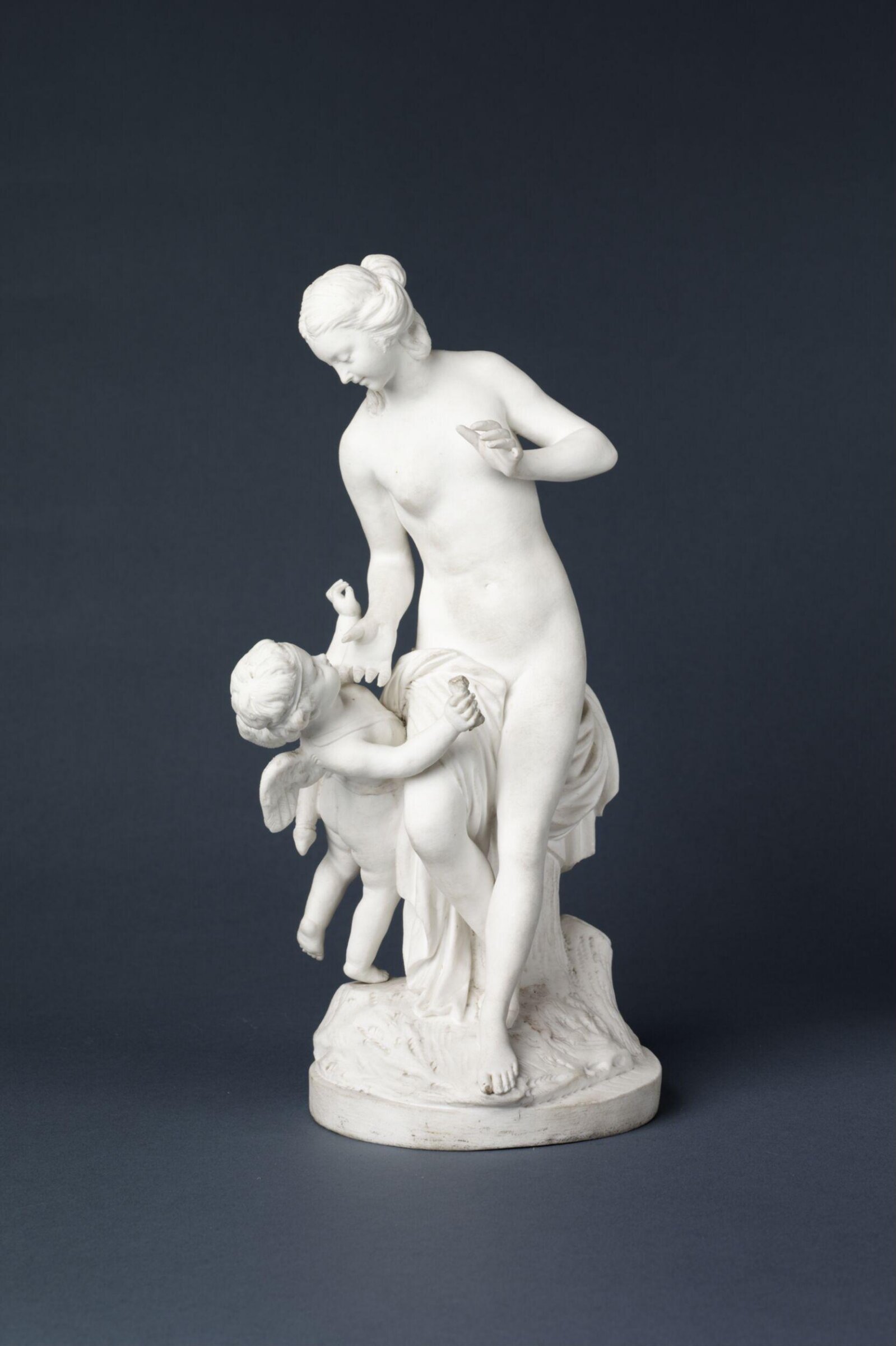 A Nymph and Cupid, Locré and Russinger's porcelain factory, ca. 1785