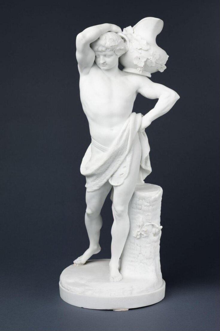 Male Bacchanal carrying a Ewer image