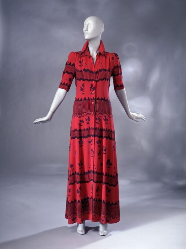 Evening Dress | Celia Birtwell | Ossie Clark | V&A Explore The Collections