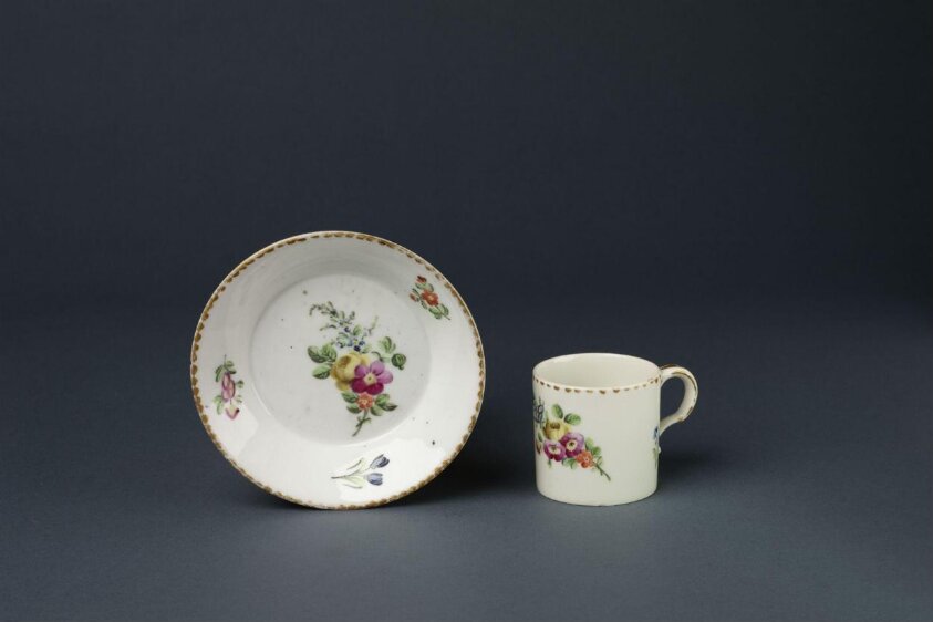 Cup and saucer (ca. 1779-ca. 1790) by Adolf le Comte