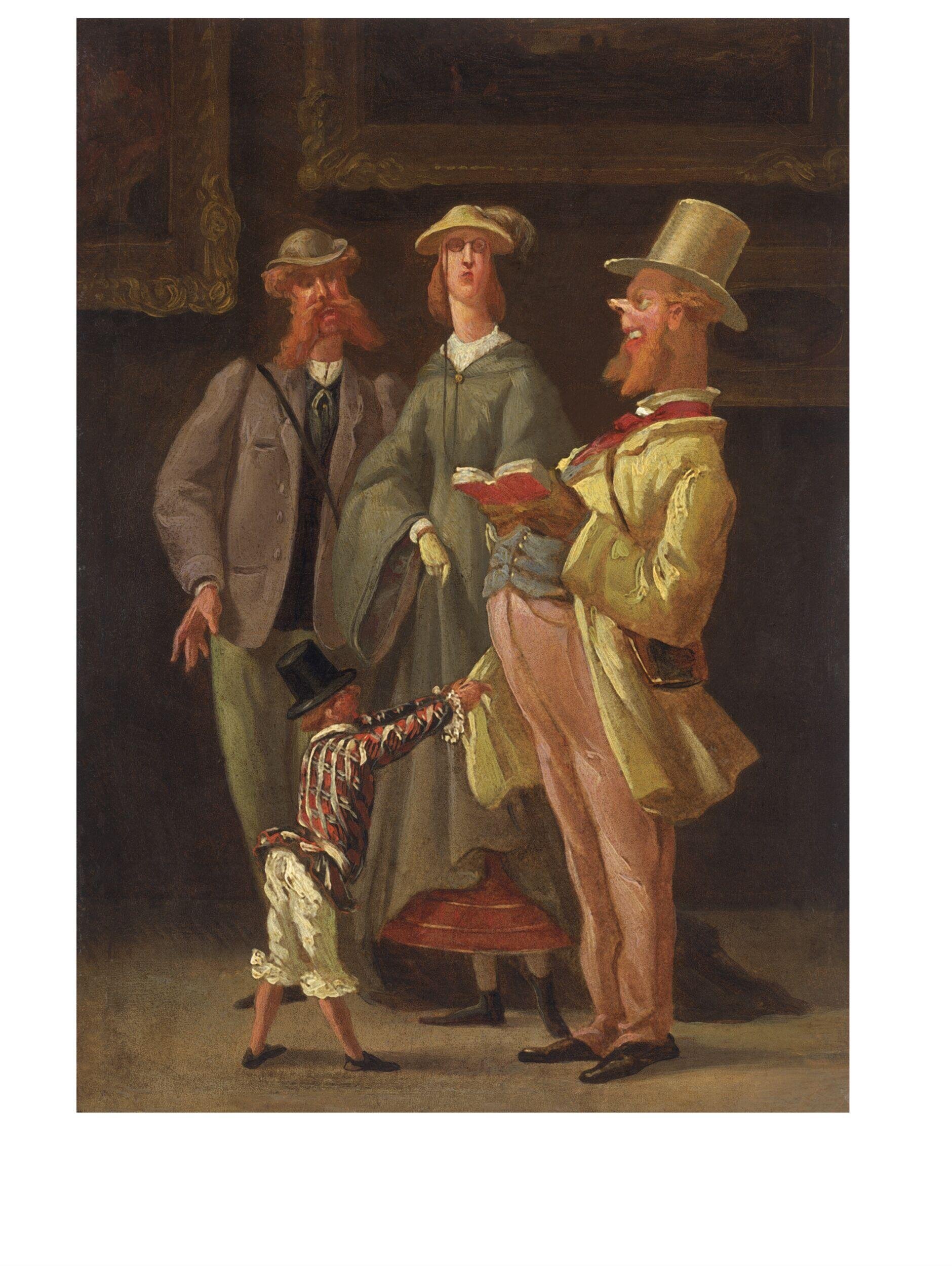 English Tourists at the Louvre