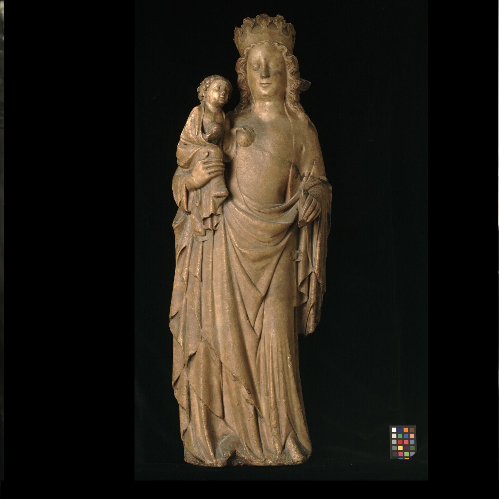Standing Virgin and Child, late 14th century