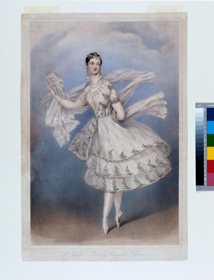 La Bayadère - Portrait of Mademoiselle Taglioni. top image