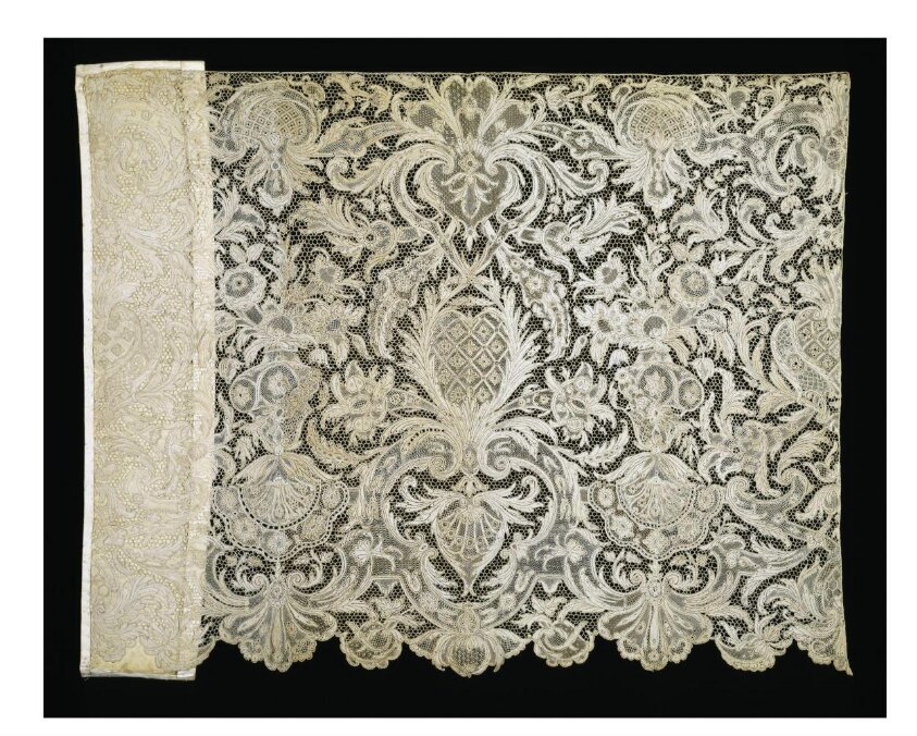 Flounce — Burano Lace School — ca. 1880