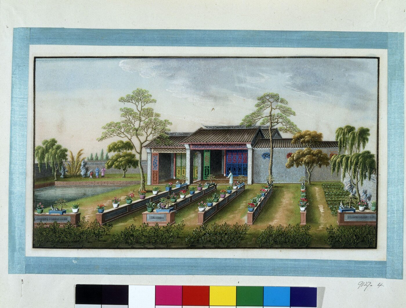 Unknown, Garden scene