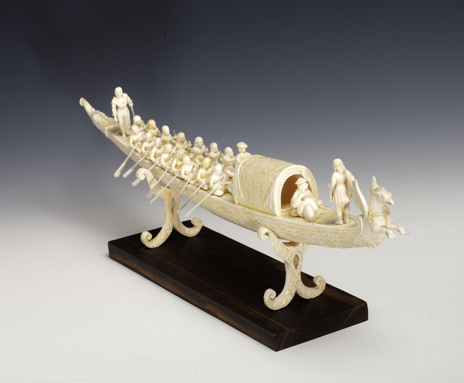 A ceremonial barge, mid 19th century
