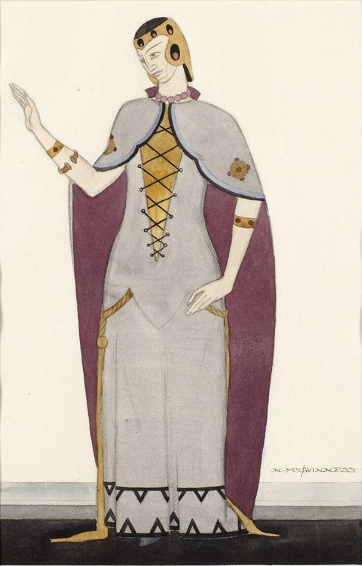 Costume design for Deidre in W. B. Yeats' play Deidre top image