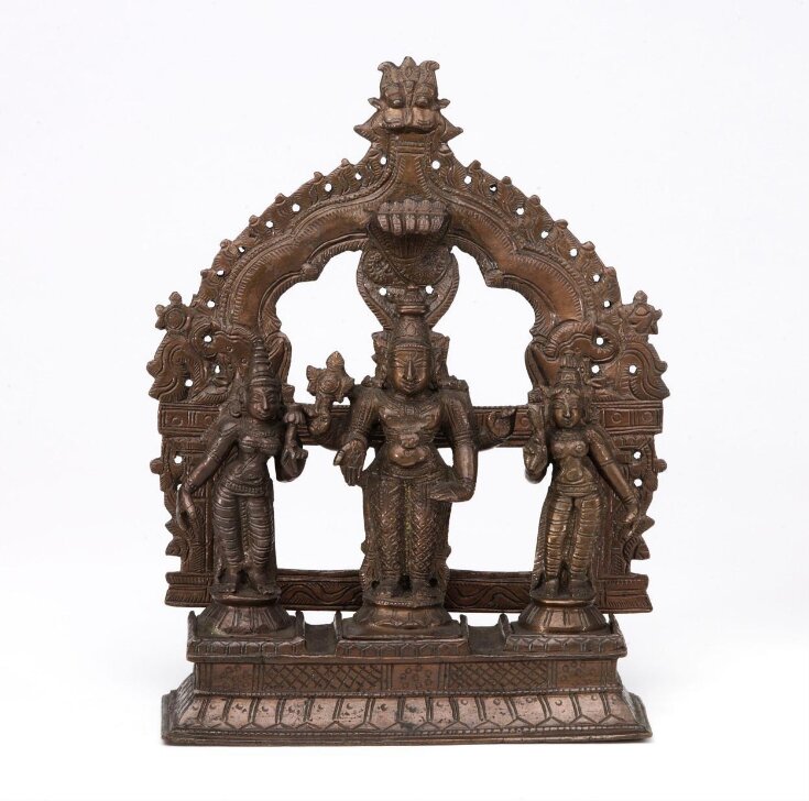 Vishnu and consorts top image