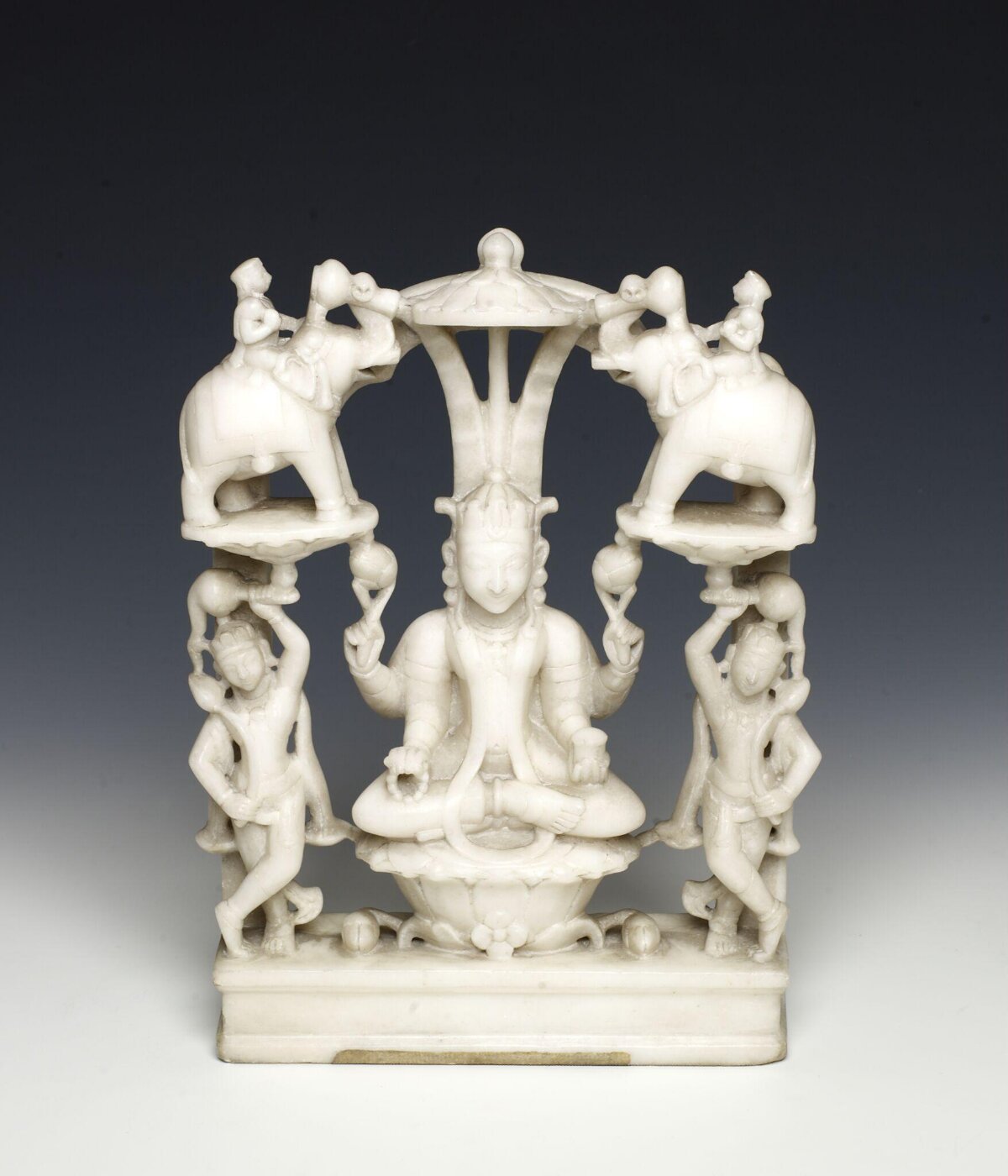 Unknown, Lakshmi with elephants