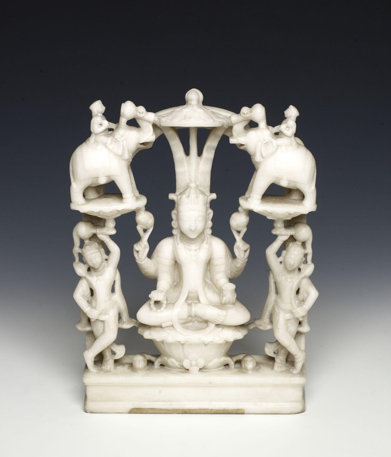 Lakshmi with elephants, 19th century