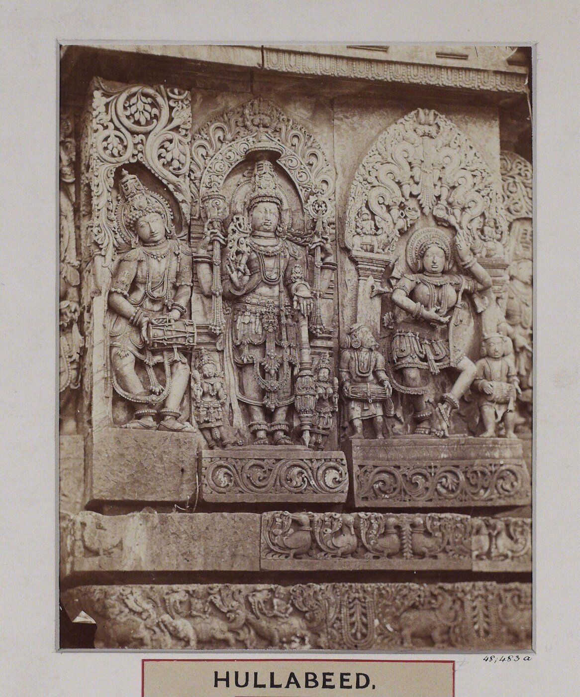 Unknown, Relief sculpture of the great temple at Halebid