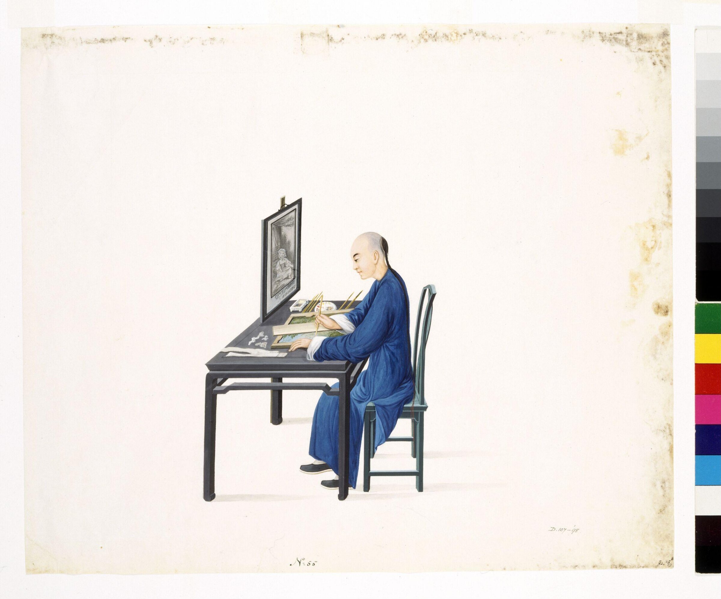A Glass Painter, Puqua, ca. 1790