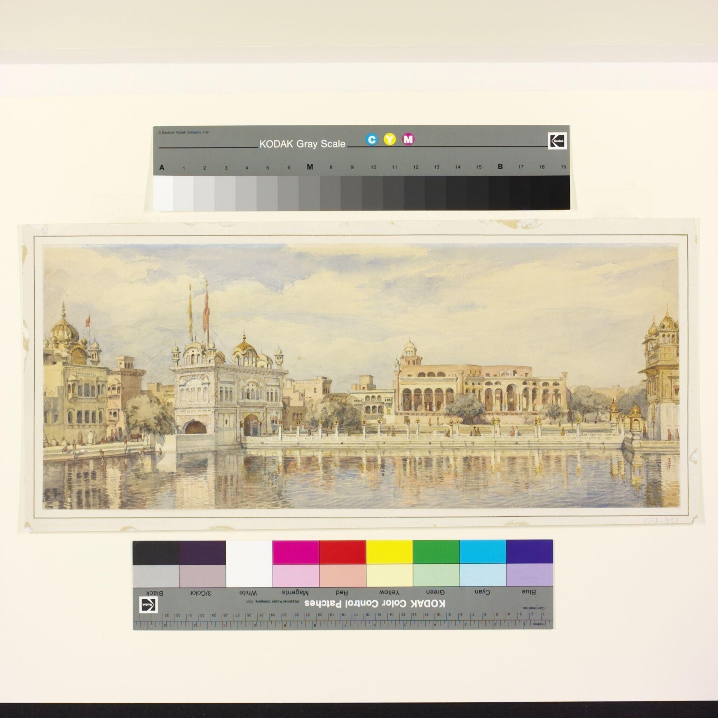 Tank & Marble Causeway the Sikh Temple Amritsar, William Carpenter, probably 02/1854