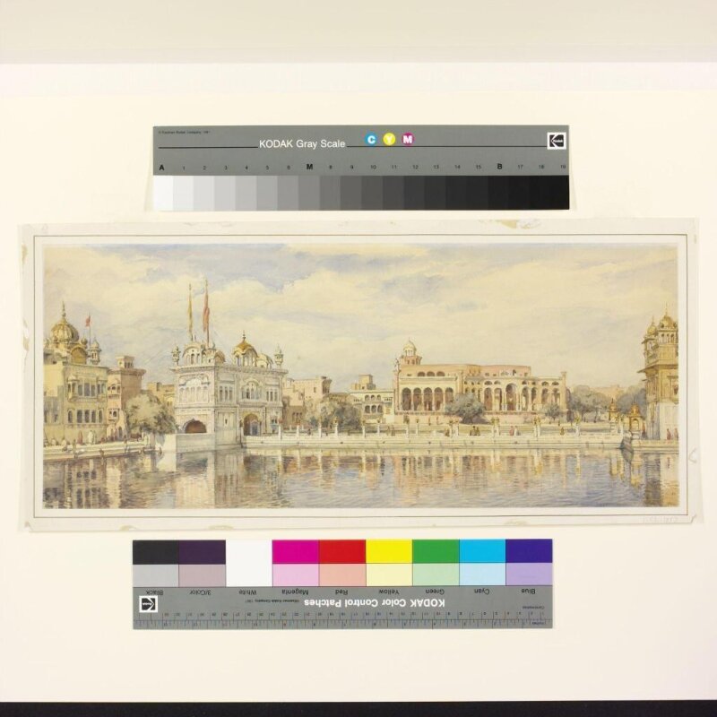 Tank & Marble Causeway the Sikh Temple Amritsar