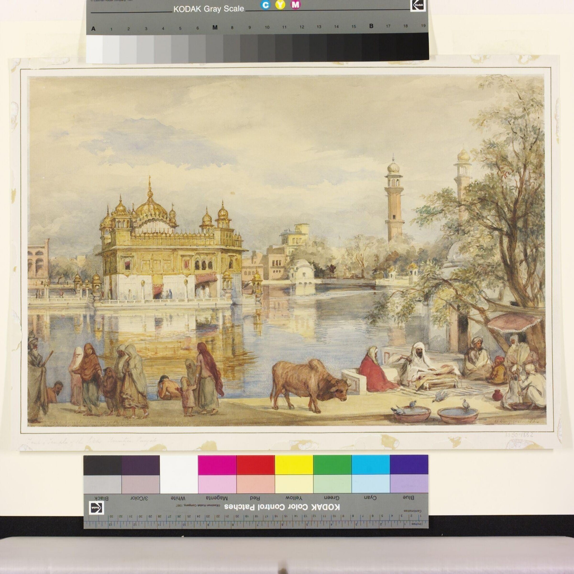 The Golden Temple at Amritsar, William Carpenter, probably 02/1854