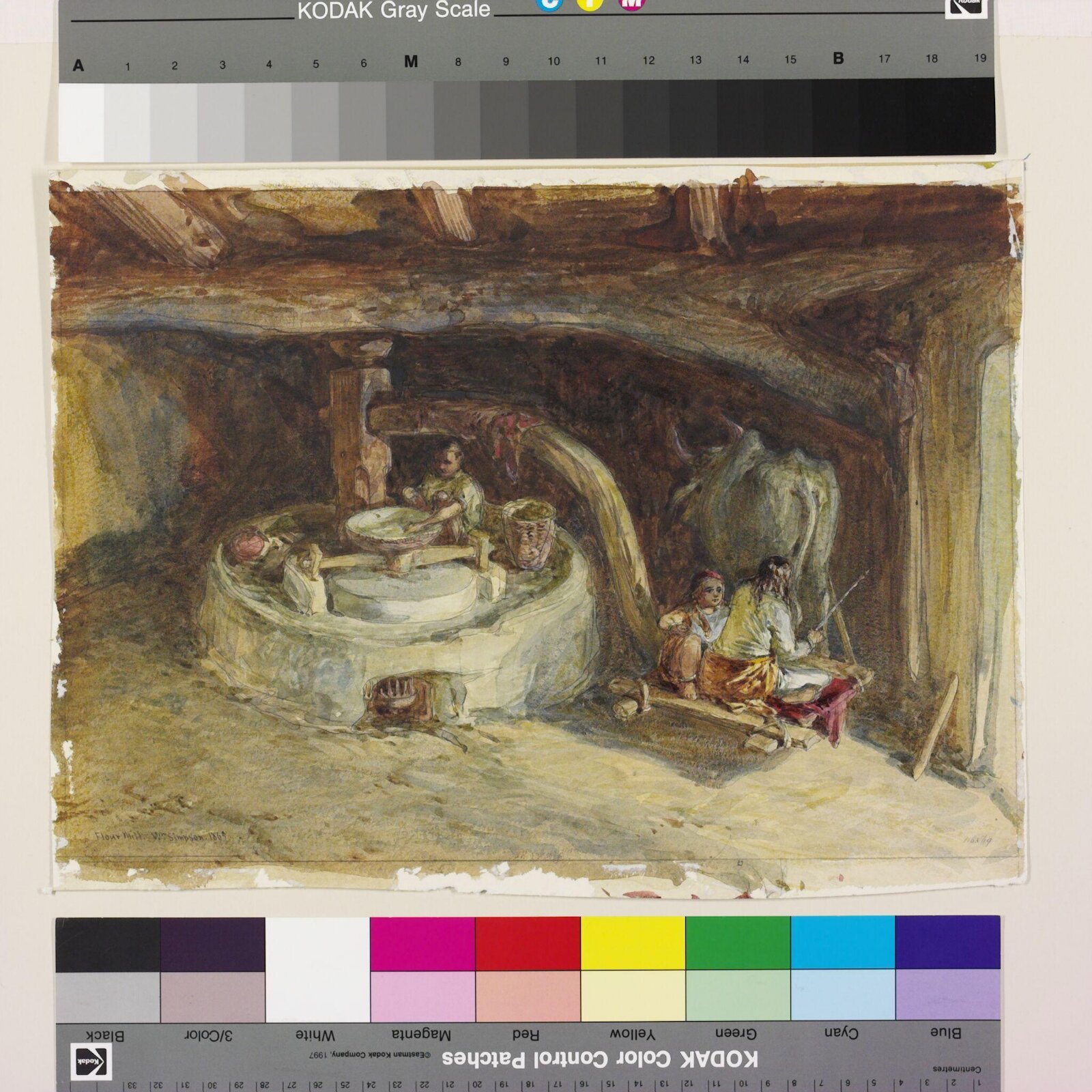 Flour mill, William Simpson, 1865