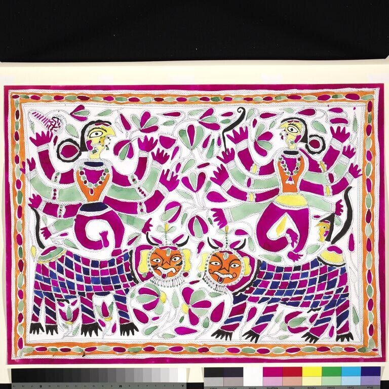 Painting by Devi, Mahesvari