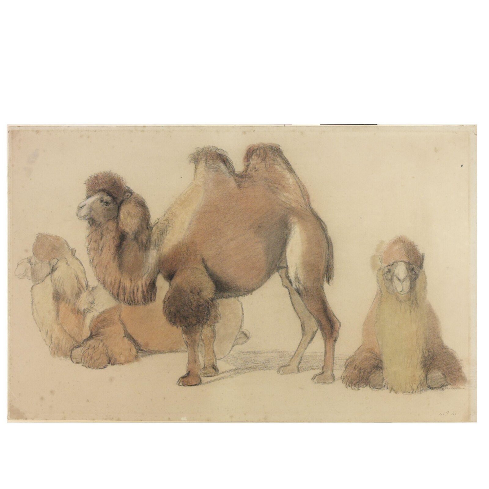 Painting, George Landseer, 1860