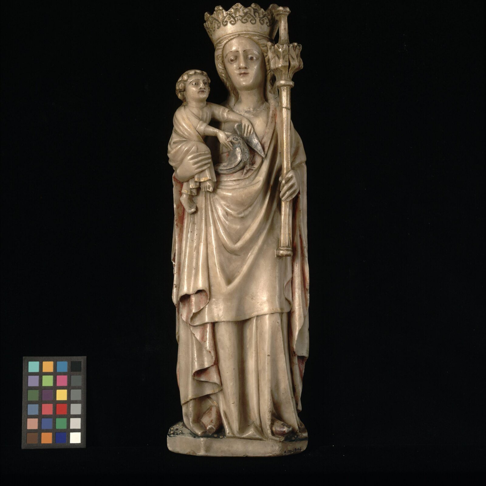 Standing Virgin and Child, late 14th century