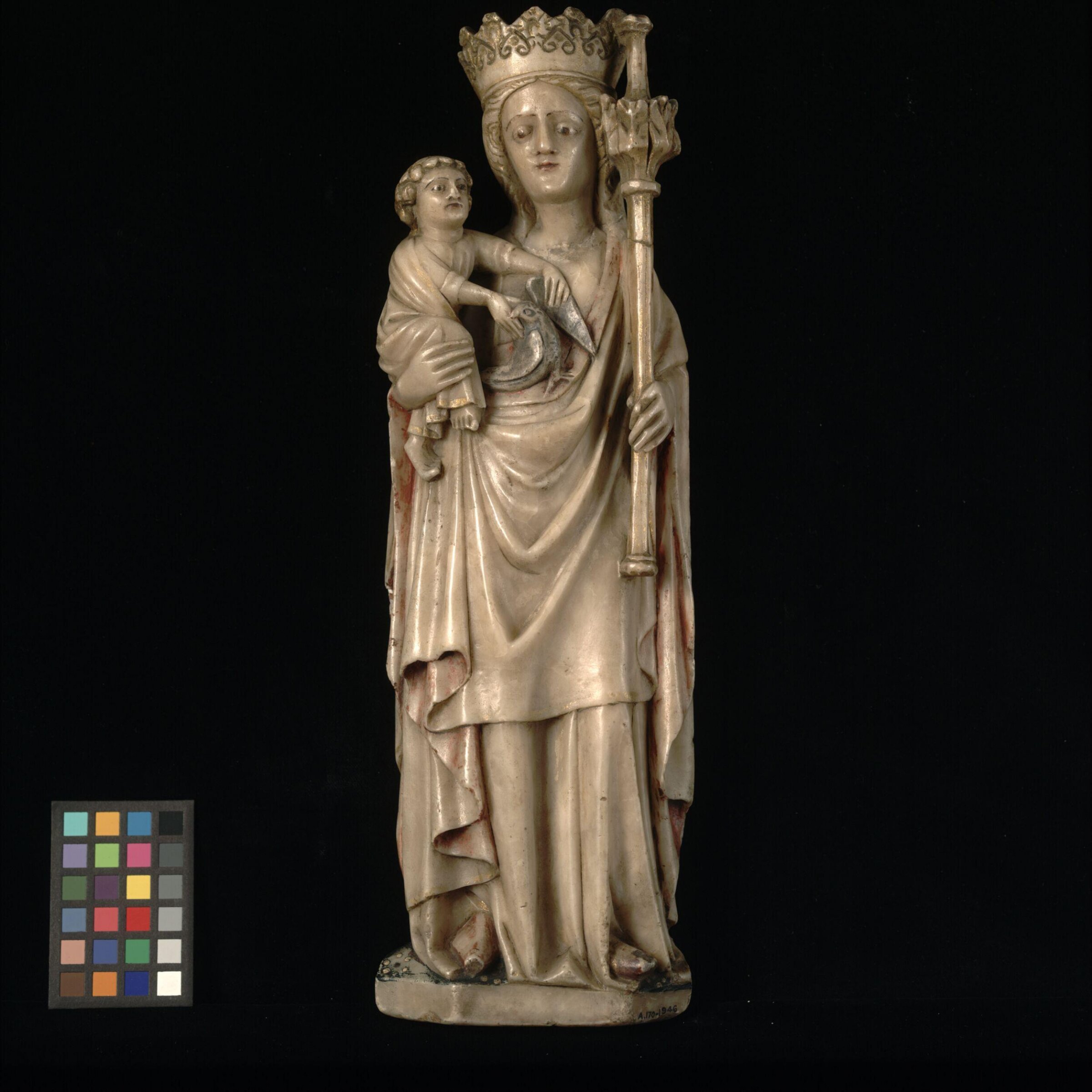 Standing Virgin and Child, late 14th century